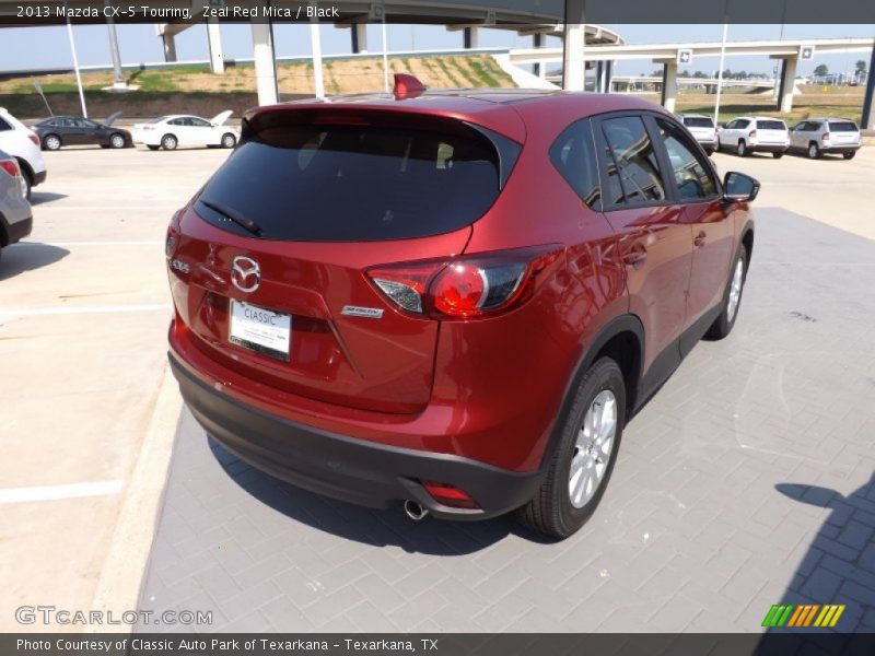 Zeal Red Mica / Black 2013 Mazda CX-5 Touring