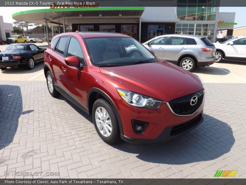 Zeal Red Mica / Black 2013 Mazda CX-5 Touring