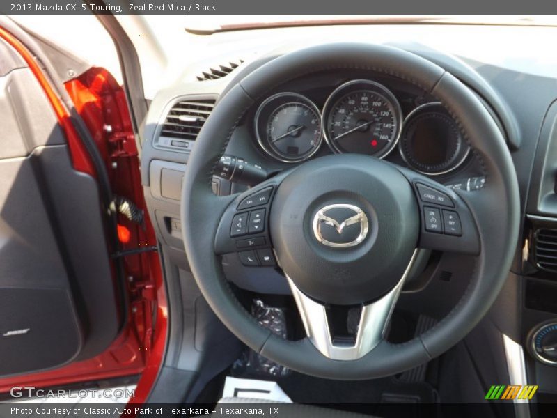 Zeal Red Mica / Black 2013 Mazda CX-5 Touring