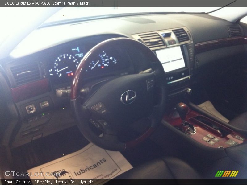 Starfire Pearl / Black 2010 Lexus LS 460 AWD