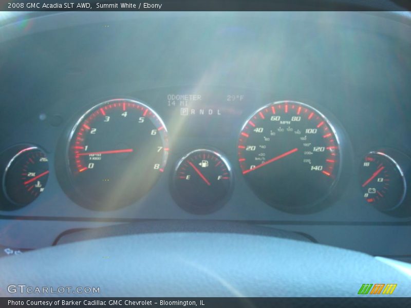 Summit White / Ebony 2008 GMC Acadia SLT AWD