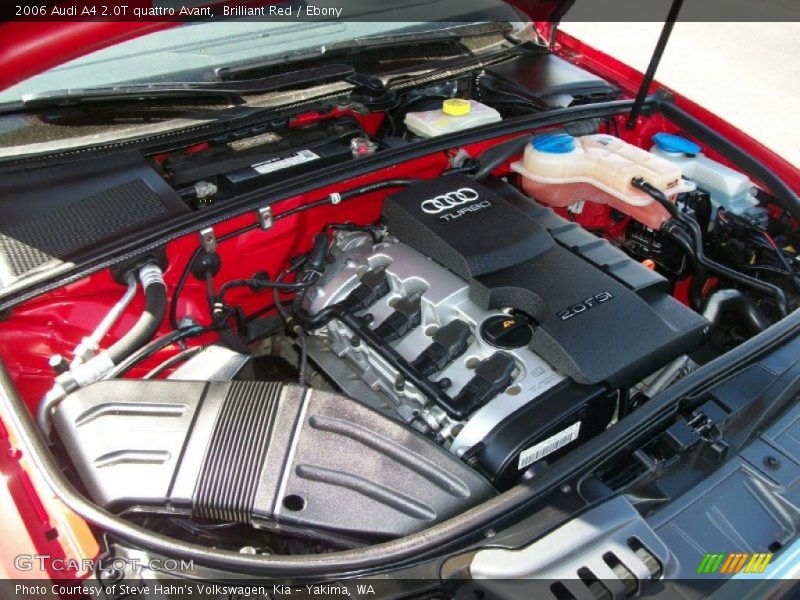  2006 A4 2.0T quattro Avant Engine - 2.0 Liter FSI Turbocharged DOHC 16-Valve VVT 4 Cylinder