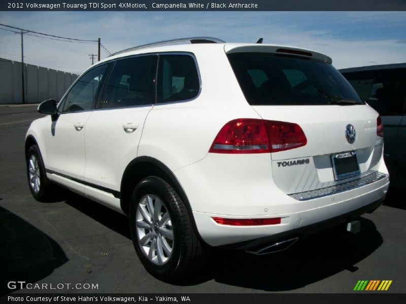 Campanella White / Black Anthracite 2012 Volkswagen Touareg TDI Sport 4XMotion