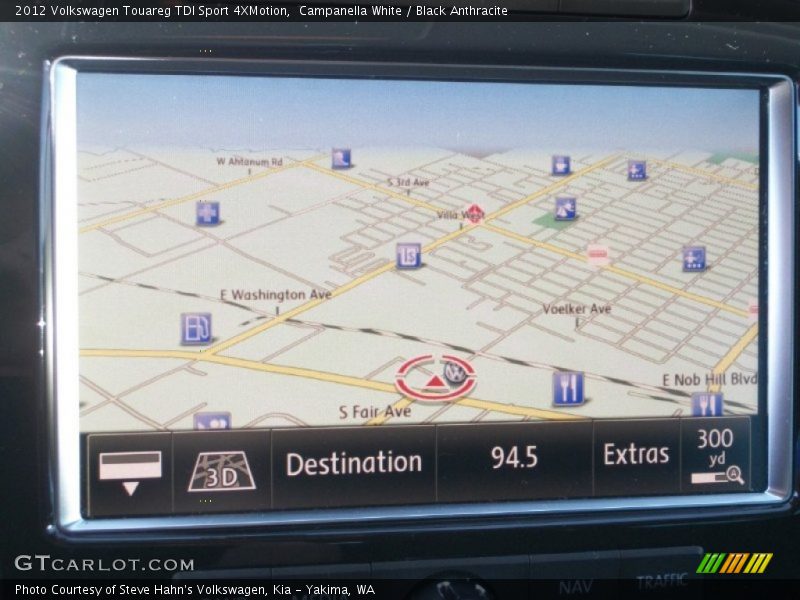 Campanella White / Black Anthracite 2012 Volkswagen Touareg TDI Sport 4XMotion