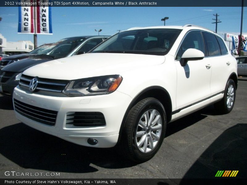 Campanella White / Black Anthracite 2012 Volkswagen Touareg TDI Sport 4XMotion