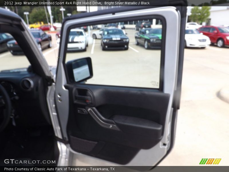 Bright Silver Metallic / Black 2012 Jeep Wrangler Unlimited Sport 4x4 Right Hand Drive
