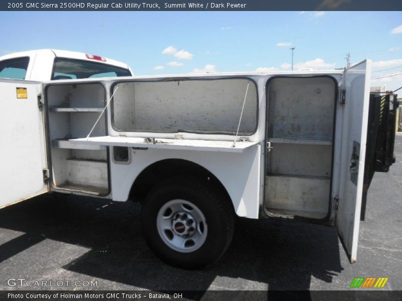 Summit White / Dark Pewter 2005 GMC Sierra 2500HD Regular Cab Utility Truck