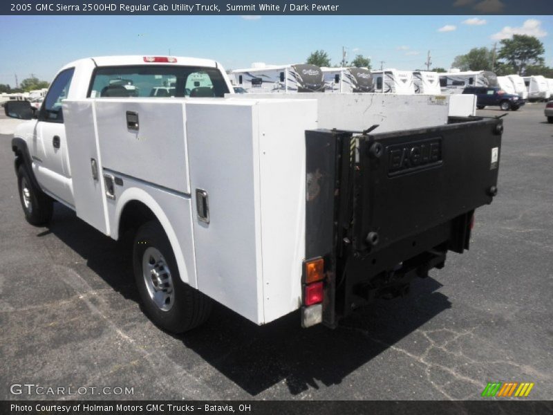 Summit White / Dark Pewter 2005 GMC Sierra 2500HD Regular Cab Utility Truck
