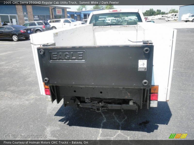 Summit White / Dark Pewter 2005 GMC Sierra 2500HD Regular Cab Utility Truck
