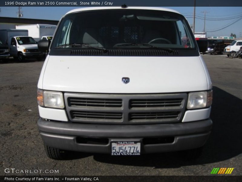 Stone White / Gray 1996 Dodge Ram Van 2500 Commercial