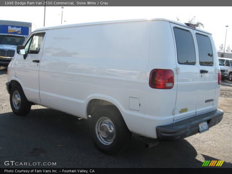Stone White / Gray 1996 Dodge Ram Van 2500 Commercial