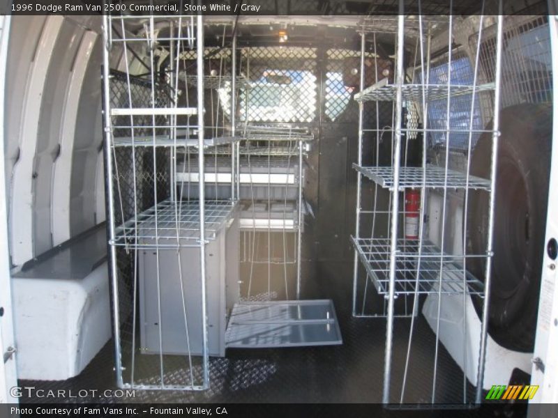 Stone White / Gray 1996 Dodge Ram Van 2500 Commercial