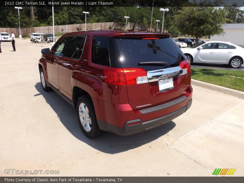 Merlot Jewel Metallic / Light Titanium 2012 GMC Terrain SLE