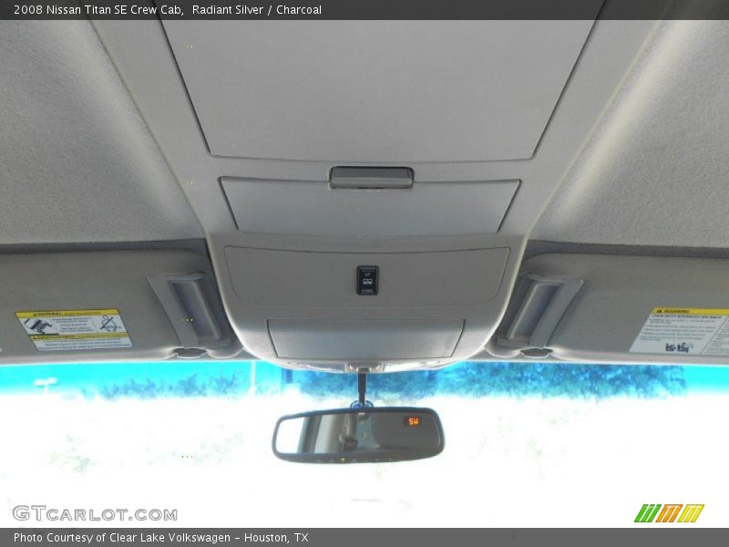 Radiant Silver / Charcoal 2008 Nissan Titan SE Crew Cab