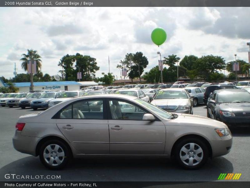 Golden Beige / Beige 2008 Hyundai Sonata GLS