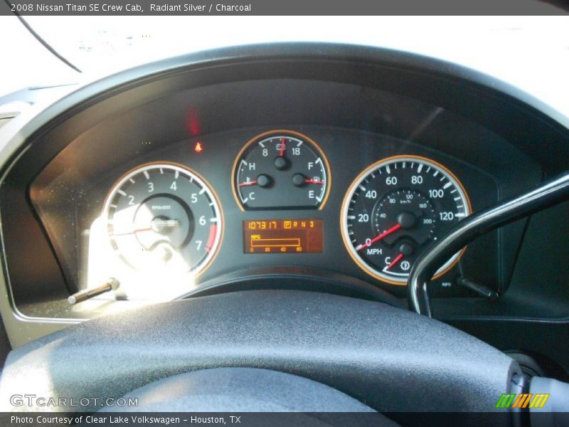 Radiant Silver / Charcoal 2008 Nissan Titan SE Crew Cab