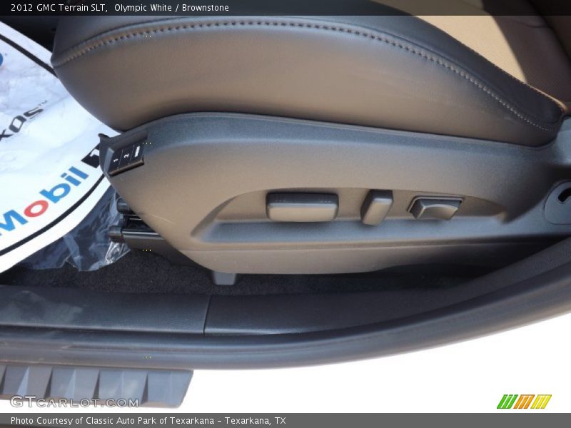 Olympic White / Brownstone 2012 GMC Terrain SLT