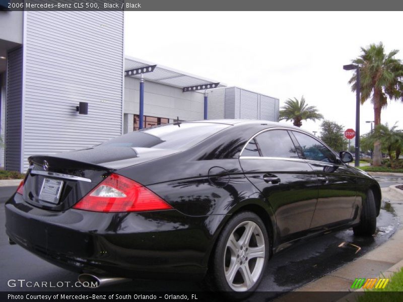 Black / Black 2006 Mercedes-Benz CLS 500