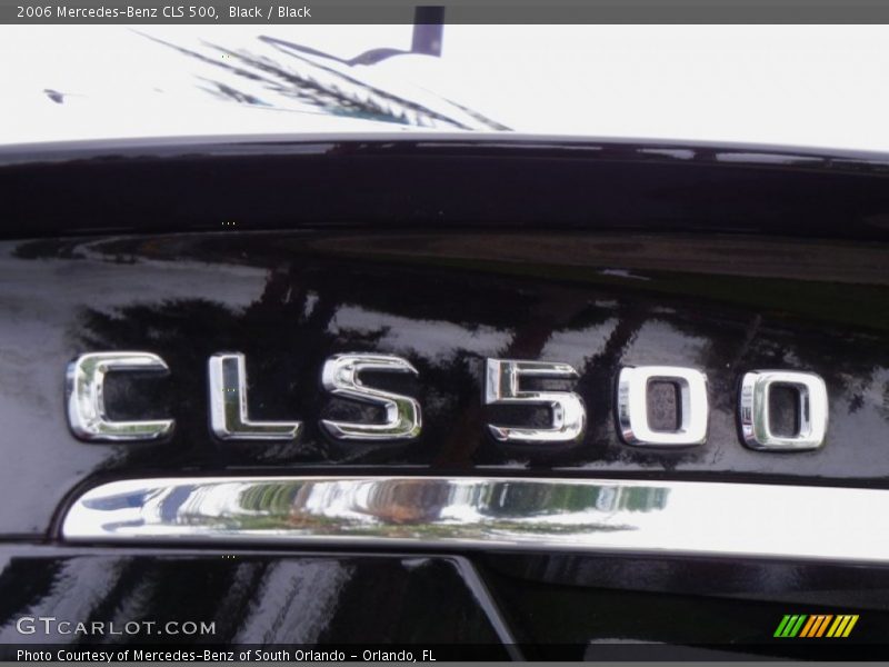 Black / Black 2006 Mercedes-Benz CLS 500