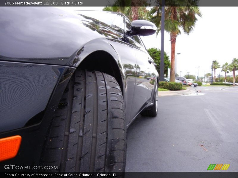 Black / Black 2006 Mercedes-Benz CLS 500