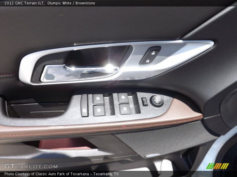 Olympic White / Brownstone 2012 GMC Terrain SLT