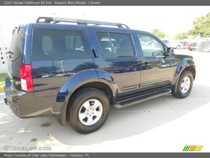 Majestic Blue Metallic / Desert 2007 Nissan Pathfinder SE 4x4