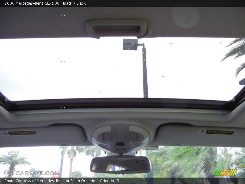 Black / Black 2006 Mercedes-Benz CLS 500
