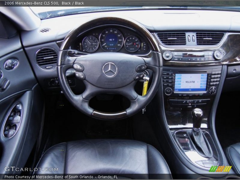 Black / Black 2006 Mercedes-Benz CLS 500