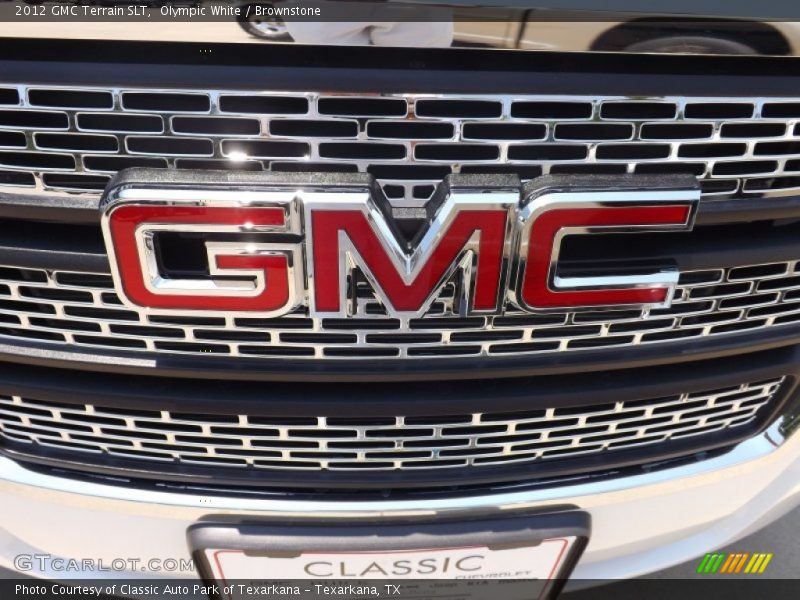Olympic White / Brownstone 2012 GMC Terrain SLT