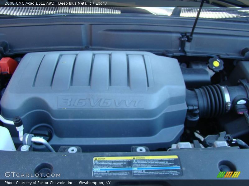 Deep Blue Metallic / Ebony 2008 GMC Acadia SLE AWD