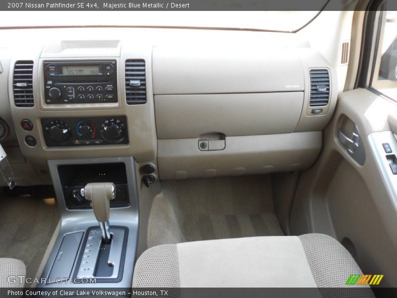 Majestic Blue Metallic / Desert 2007 Nissan Pathfinder SE 4x4