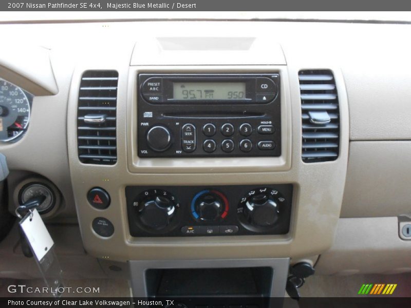 Majestic Blue Metallic / Desert 2007 Nissan Pathfinder SE 4x4