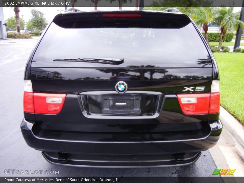 Jet Black / Grey 2002 BMW X5 3.0i