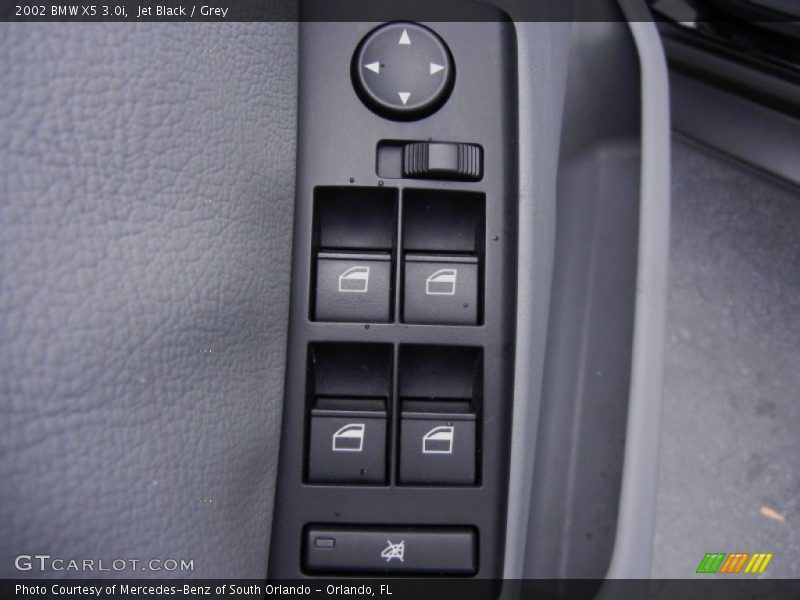 Jet Black / Grey 2002 BMW X5 3.0i