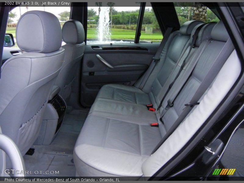 Jet Black / Grey 2002 BMW X5 3.0i