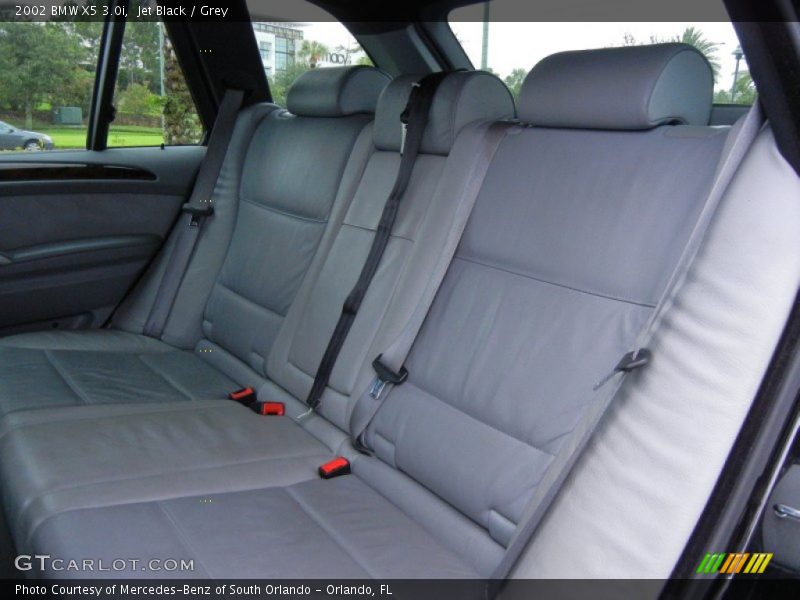Jet Black / Grey 2002 BMW X5 3.0i