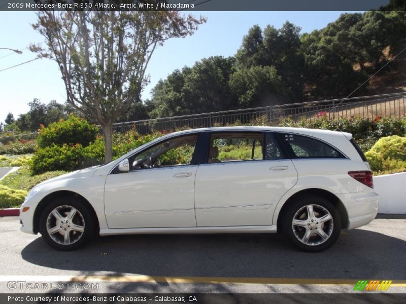 Arctic White / Macadamia 2009 Mercedes-Benz R 350 4Matic