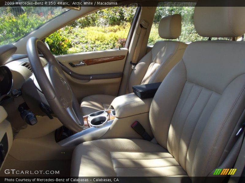 Arctic White / Macadamia 2009 Mercedes-Benz R 350 4Matic