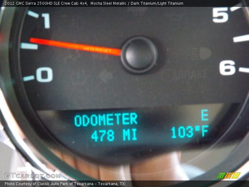 Mocha Steel Metallic / Dark Titanium/Light Titanium 2012 GMC Sierra 2500HD SLE Crew Cab 4x4