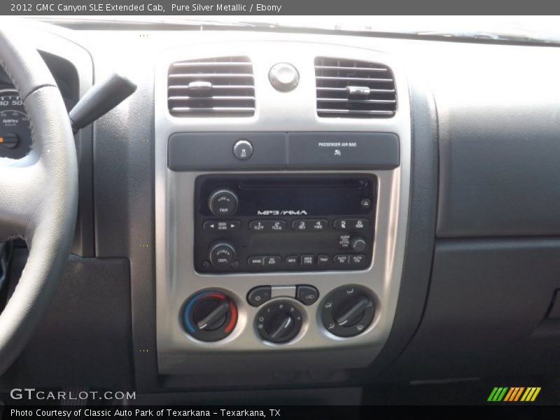 Pure Silver Metallic / Ebony 2012 GMC Canyon SLE Extended Cab