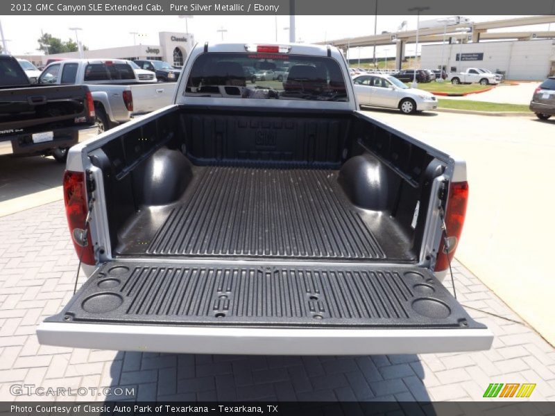 Pure Silver Metallic / Ebony 2012 GMC Canyon SLE Extended Cab