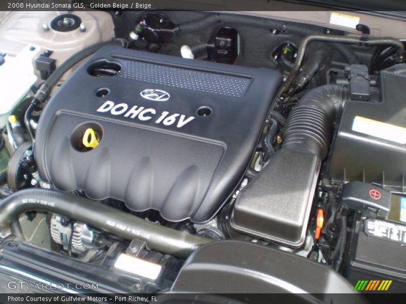 Golden Beige / Beige 2008 Hyundai Sonata GLS