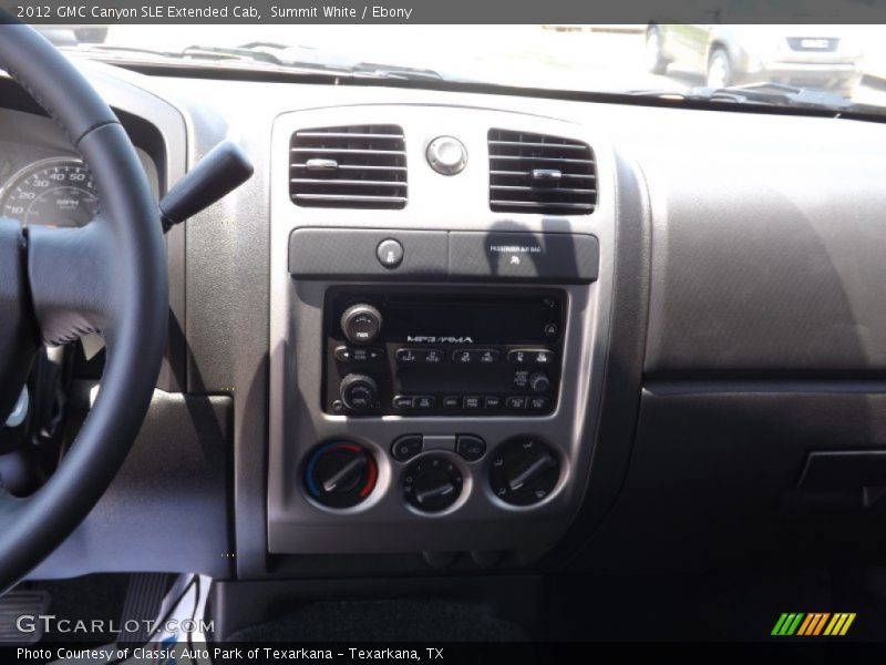Summit White / Ebony 2012 GMC Canyon SLE Extended Cab