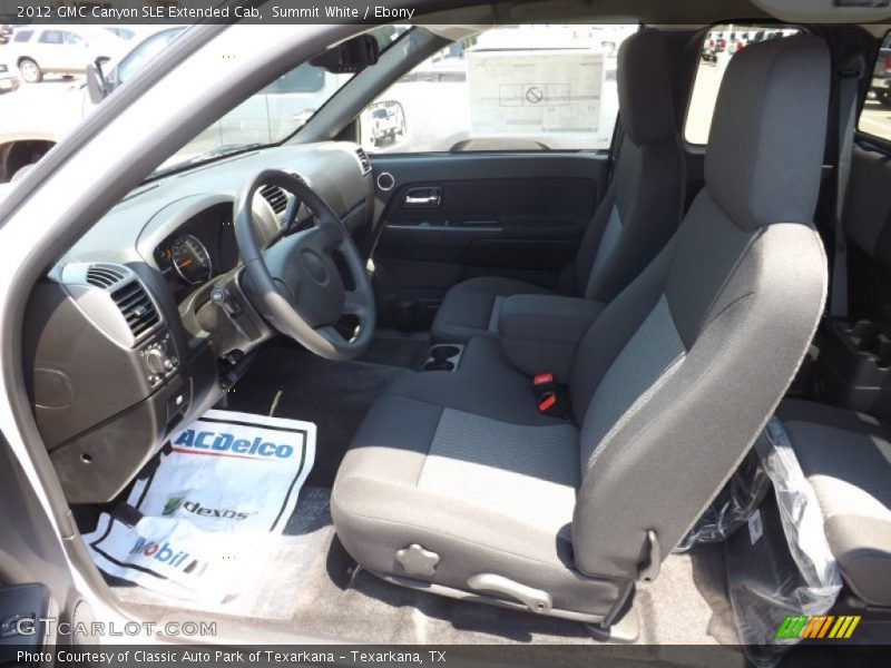 Summit White / Ebony 2012 GMC Canyon SLE Extended Cab
