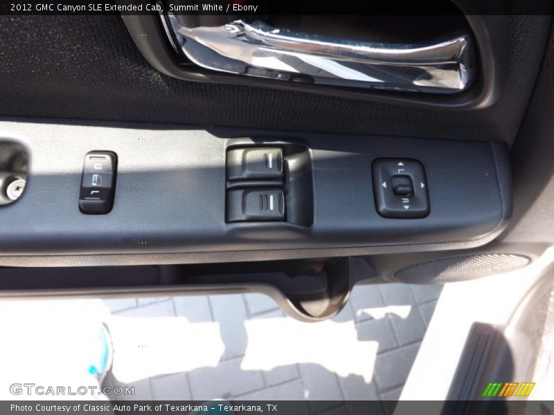 Summit White / Ebony 2012 GMC Canyon SLE Extended Cab