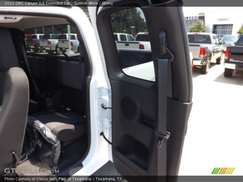 Summit White / Ebony 2012 GMC Canyon SLE Extended Cab