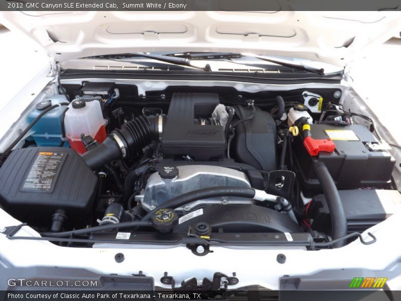 Summit White / Ebony 2012 GMC Canyon SLE Extended Cab