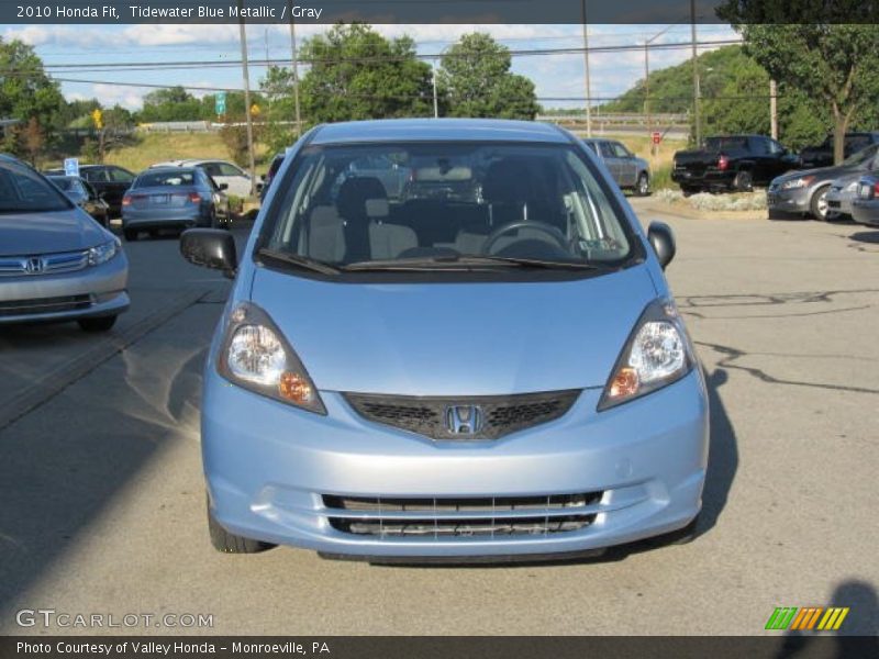 Tidewater Blue Metallic / Gray 2010 Honda Fit