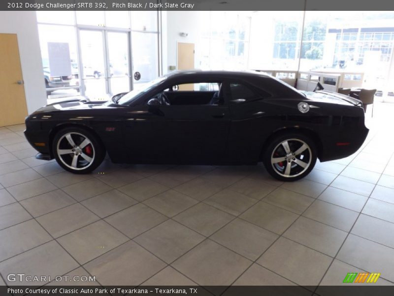 Pitch Black / Dark Slate Gray 2012 Dodge Challenger SRT8 392