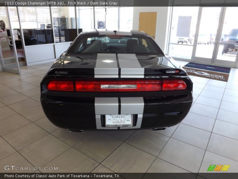 Pitch Black / Dark Slate Gray 2012 Dodge Challenger SRT8 392